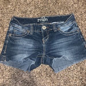 Reign denim shorts